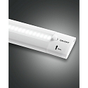 LED Lichtleiste / Unterbauleuchte GALWAY, 50cm, mit Schalter (On/Off), Linse 120°, weiß, 8W 3000K 1050lm