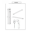 Fabas Luce Fabas Luce BLADE LED Under cabinet luminaire Touch dimmer complete set, 5W, white, 4000K Fabas Luce Fabas Luce BLADE LED Under cabinet luminaire Touch dimmer complete set, 5W, white, 4000K