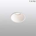Faro Plafonnier encastré FRESH GU10 IP20, blanc mat