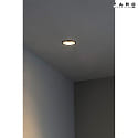 Faro ceiling recessed luminaire FRESH GU10 IP20, black matt