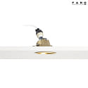 Faro Apparecchio da incasso a soffitto FRESH GU10 IP20, oro opaco