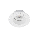 Faro Plafonnier encastr FRESH GU10 IP20, blanc mat