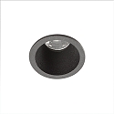 ceiling recessed luminaire FOX LED IP20, black matt