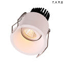 Faro LED Deckeneinbauleuchte FOX 50 5W, 2700K, IP20 einstellbar, weiß matt
