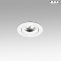 Faro Plafonnier encastré NAIS LED IP23, blanche