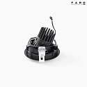 Faro ceiling recessed luminaire MINI-OPTIC LED IP23, black
