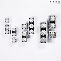 Faro LED Deckeneinbauleuchte MINI COLIN-3 56°, 54W, 3000K, IP23, eckig, weiß