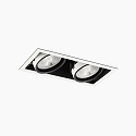 ceiling recessed luminaire COLIN-2 2 flames G53 IP23, black
