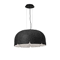 pendant luminaire MUTE LED IP20, black matt 