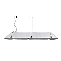 pendant luminaire FONOVIA LED IP20, grey 