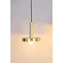 Faro pendant luminaire WHIZZ E27 IP20, gold, black 