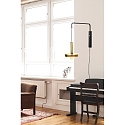 Faro wall luminaire WHIZZ E27 IP20, gold, black 