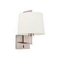 wall luminaire FRAME E27 IP20, beige, nickel matt 