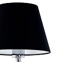 Faro wall luminaire ETERNA E27 IP20, chrome, black 