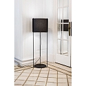 Faro floor lamp DRUM E27 IP20, grey, black matt 