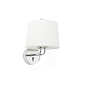 wall luminaire MONTREAL E27 IP20, chrome, white 