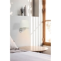 Faro wall luminaire MONTREAL E27 IP20, chrome, white 