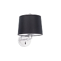 wall luminaire MONTREAL E27 IP20, chrome, black 