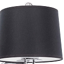 Faro wall luminaire MONTREAL E27 IP20, chrome, black 