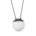 Faro Luci a sospesione MINE 4-Lampadine E27 IP20, grigio scuro 