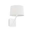wall luminaire HANDY E27 IP20, white matt 