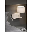Faro wall luminaire HANDY E27 IP20, white matt 
