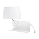 wall luminaire HANDY E27 IP20, white matt 