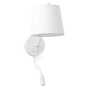 wall luminaire BERNI E27 IP20, white matt 