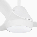 Faro Ventilatore da soffitto POLARIS L con telecomando IP20, bianco opaco