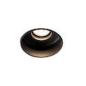 ceiling recessed luminaire HYDE R GU10 IP20, black matt 