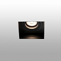 ceiling recessed luminaire HYDE SQ GU10 IP20, black matt 