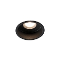ceiling recessed luminaire HYDE R GU10 IP44, black matt 