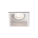ceiling recessed luminaire HYDE SQ GU10 IP20, white matt 