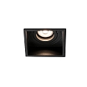 ceiling recessed luminaire HYDE SQ GU10 IP20, black matt 