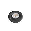 ceiling recessed luminaire NEON R round GU10 IP20, black matt 