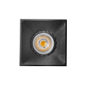 ceiling recessed luminaire NEON SQ square GU10 IP20, black matt 