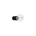 wall luminaire TEN E27 IP20, black matt 