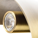 Faro wall luminaire LE LED IP20, gold, satined 