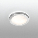 bath luminaire LOGOS 2 flames E27 IP44, grey, nickel satined 