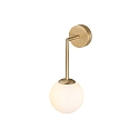 Faro Bad Wandleuchte GALA G9, IP44, gold, satiniert