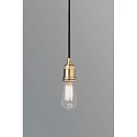 Faro pendant luminaire ART 1 flame E27 IP20, antique gold 
