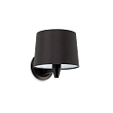 wall luminaire CONGA E27 IP20, black matt 
