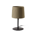 Lampe de table SAMBA E27 IP20, vert, noir mat 