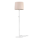 Lampadaire SAMBA E27 IP20, beige, blanc mat 