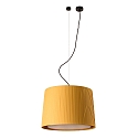 Luminaire  suspension SAMBA E27 IP20, jaune, noir mat 