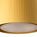 Faro Luminaire  suspension SAMBA E27 IP20, jaune, noir mat 