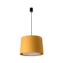 Luminaire  suspension SAMBA E27 IP20, jaune, noir mat 