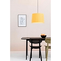 Faro Luminaire  suspension SAMBA E27 IP20, jaune, noir mat 