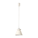 Faro pendant luminaire NAOS E27 IP20, beige 
