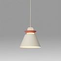 Faro pendant luminaire NAOS E27 IP20, beige 